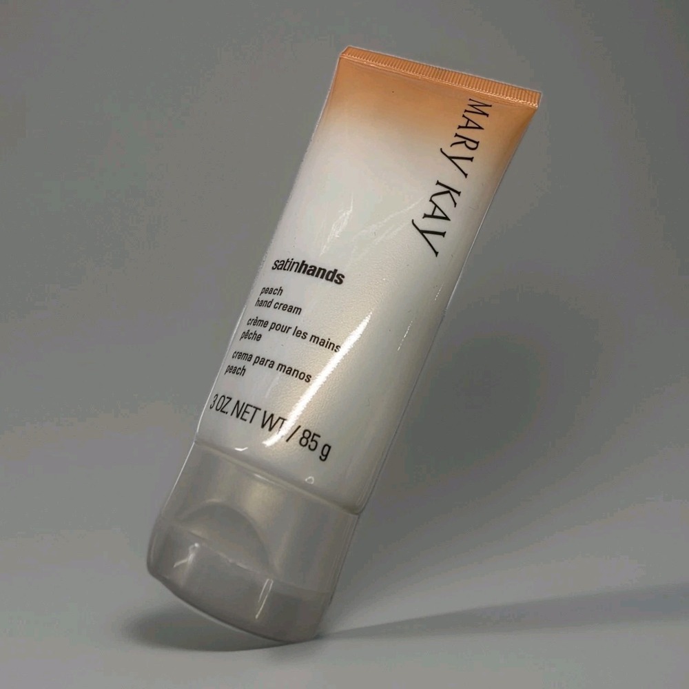 LOT OF 3 NEW MARY KAY SATINHANDS PEACH HAND CREAM LOTION 3OZ EACH - Picture 3 of 9